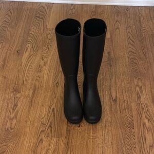 Hunter boots in black